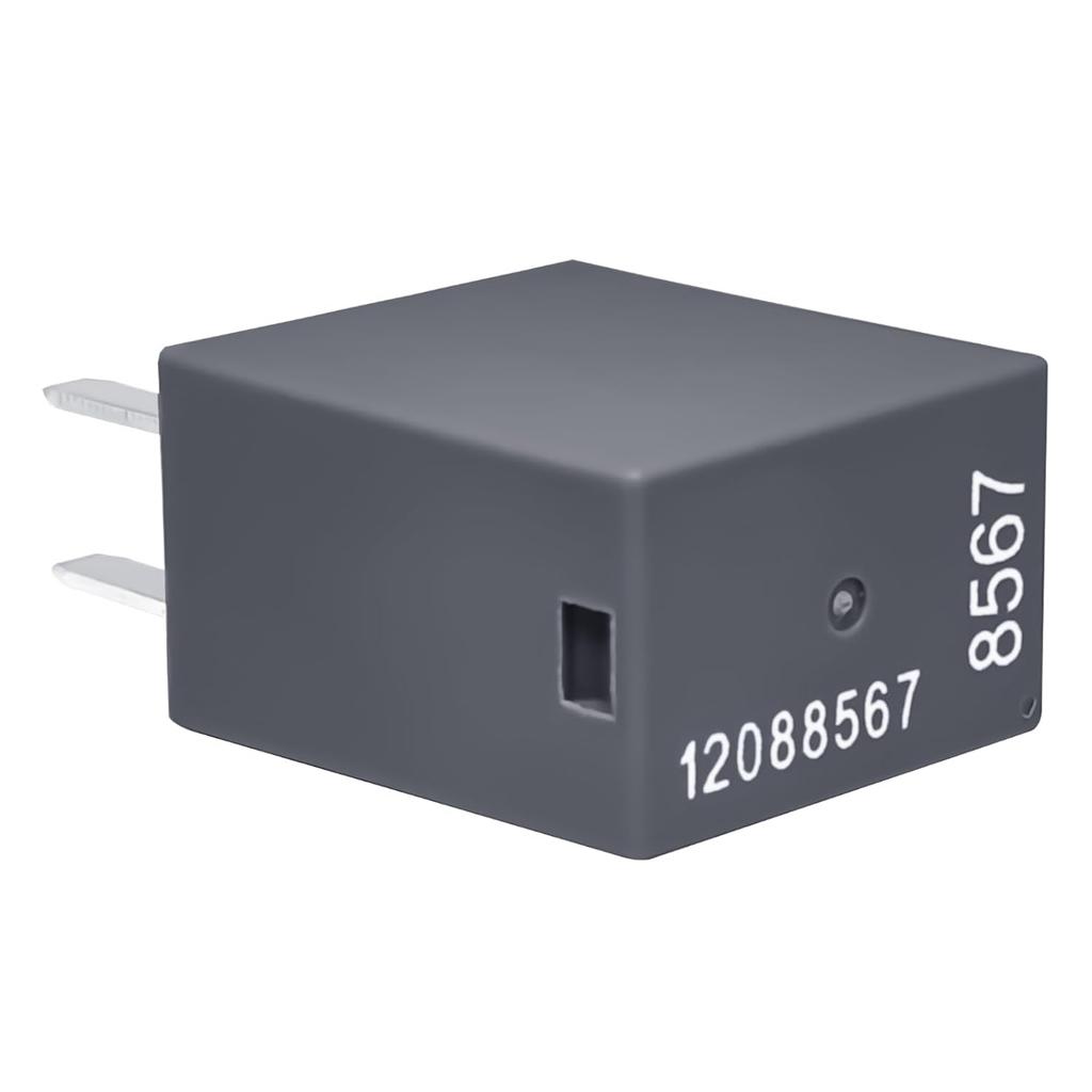 Relay 12088567 8567 (Pack of 2), High-Performance Automotive Relay 12088567 Compatible for Buick Cadillac Chevrolet GMC Pontiac Ecm Flashers Strater