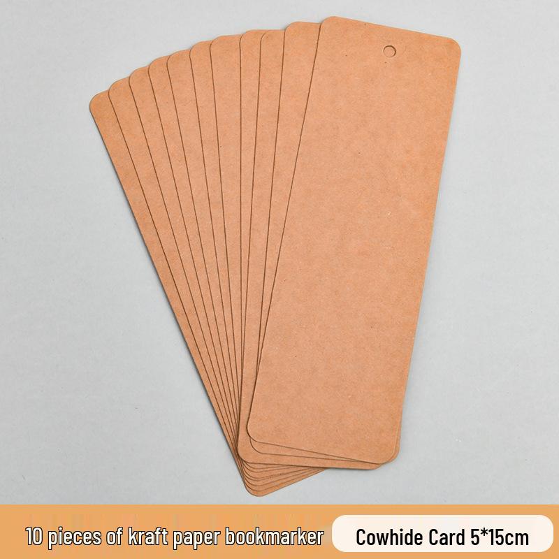 Hand-Painted DIY Bookmark Card Kit with Tassels for Children and Students