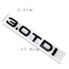 2026 Hot Sticker Decal for Audi A3 A4 A5 A6 Q3 Q5 Q7 S7 Chrome Black ABS Letters 2.0 TDI 3.0 TDI Rear Boot Trunk Logo Badge Emblem