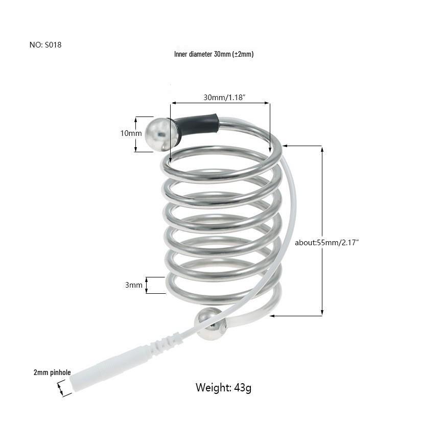 Inel Cock & Cage Dilator din Oțel Inoxidabil Jucărie pentru Plăcere și Preliminarii