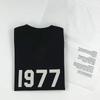 Trend Brand 1977 Digital Printing Men's and Women's Crew Neck Short-sleeved T-shirt Couple's Summer American Trendy Brand