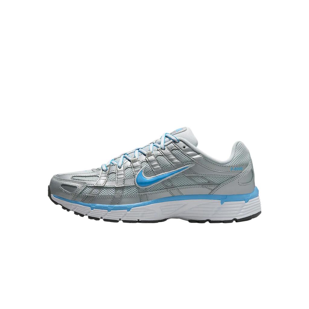 Nike P-6000 Metallic Platinum University Blue Men Sneakers Grey Pure-Platinum Metallic-Silver CD6404-025
