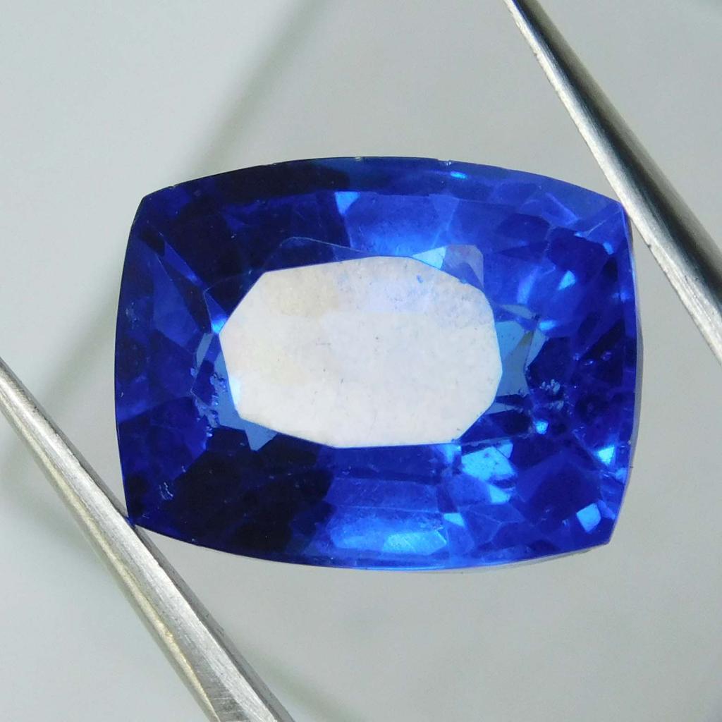 Real Cushion Shape 10.20 Carat CERTIFIED Natural Blue Sapphire Loose Gemstone A-1611