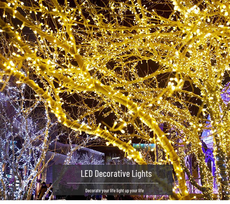 Outdoor Twinkling LED String Lights for Garden, Festival, Wedding, and Christmas Decoration