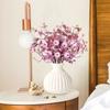 Fall Pumpkin Picks Cute Pink Velvet Pumpkin Picks Decorative Artificial Branches for Floral Arrangements