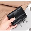 Sheepskin Knitted Three-fold Women's Wallet Fashionable Multifunctional Short Change Purse