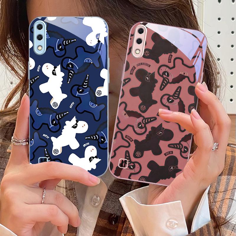 Unicorn cartoon wallpaper For Samsung M02 12 Note 8 9 10 20 A 01 A02 A03 Core 04 05 06 10 12 13 14 15 A16 glass Ultra phone case