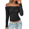 Spring and Autumn Long Sleeve Sexy Spicy Girl Top Women's T-shirts