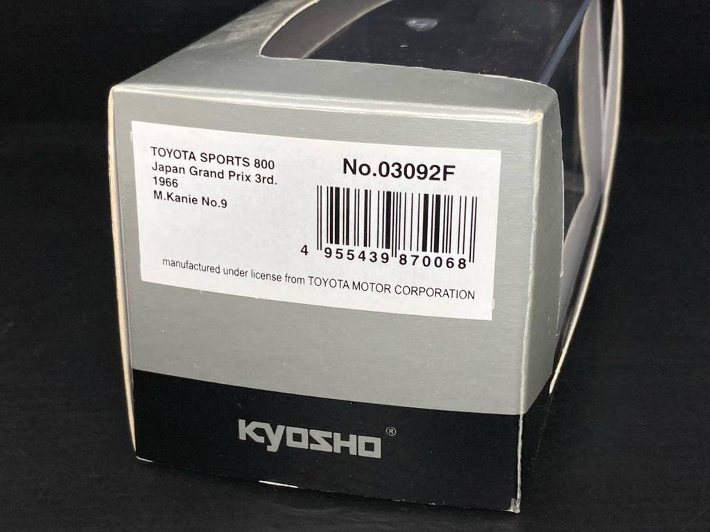 Kyosho Toyota Sports 800 1966 Japanese Grand Prix Diecast Car 143 #9