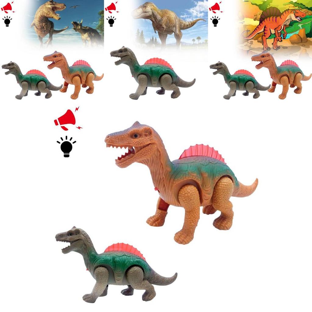 Interactive Electric Dinosaur Toy Set For Boys With Glowing Features For Engaging Playtime