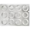 Kubodera Light Metal Industry Co., Ltd. Muffin Pan, 12 #10 Cups, Corrosion-Resistant Tinplate, W225 x D298 x H32mm, Bottom Inner Diameter 43mm, Commer