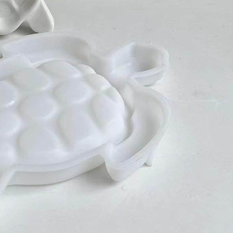 מגש צב ים חדש תבנית סיליקון למגש פירות לפד עשה זאת בעצמך גבס חימר תבנית שרף אפוקסי תבנית סיליקון לתחתיות תכשיטים עיצוב בית