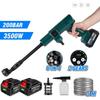 3500W 200Bar 6 IN 1 Brushless Electric Car Washer Gun Portable Cordless Rechargeable Car Garden Power Tool