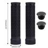 Bicycles Handle Bar Grips with Non-Slip Locking Rings Fit 22.2mm Bike Handlebar