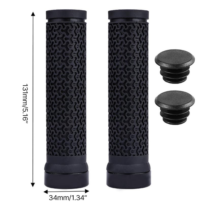 Bicycles Handle Bar Grips with Non-Slip Locking Rings Fit 22.2mm Bike Handlebar