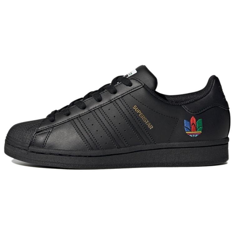 (WMNS) adidas originals Superstar Black Red Blue Women s FW3695 EU 36⅔