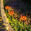 Halloween Solar Pumpkin and Ghost Outdoor Waterproof Garden Lights