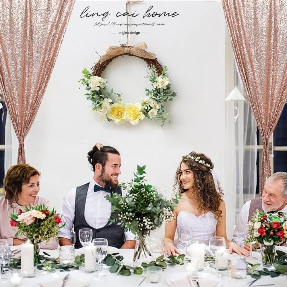 Decorative Sparkly Sequin Backdrop Polyester Sequence Backdrop  Photography Background