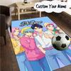 Custom Name KPop Demon Carpet, Chair Rug,Area Rug for Office Bedroom living rooms bedroom, Doormat decor Christmas fan gifts