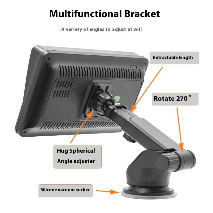 7palcový přenosný Bluetooth MP5 přehrávač do auta, bezdrátová navigace do auta Carplay s vysokým rozlišením a velkou obrazovkou
