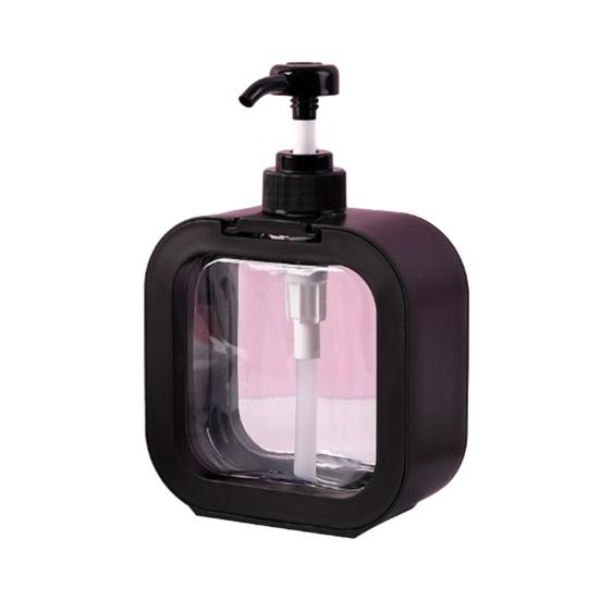 500ML Soap Dispenser Leak-Proof Transparent Large Capacity Travel Dispenser Bottle for Bathroom