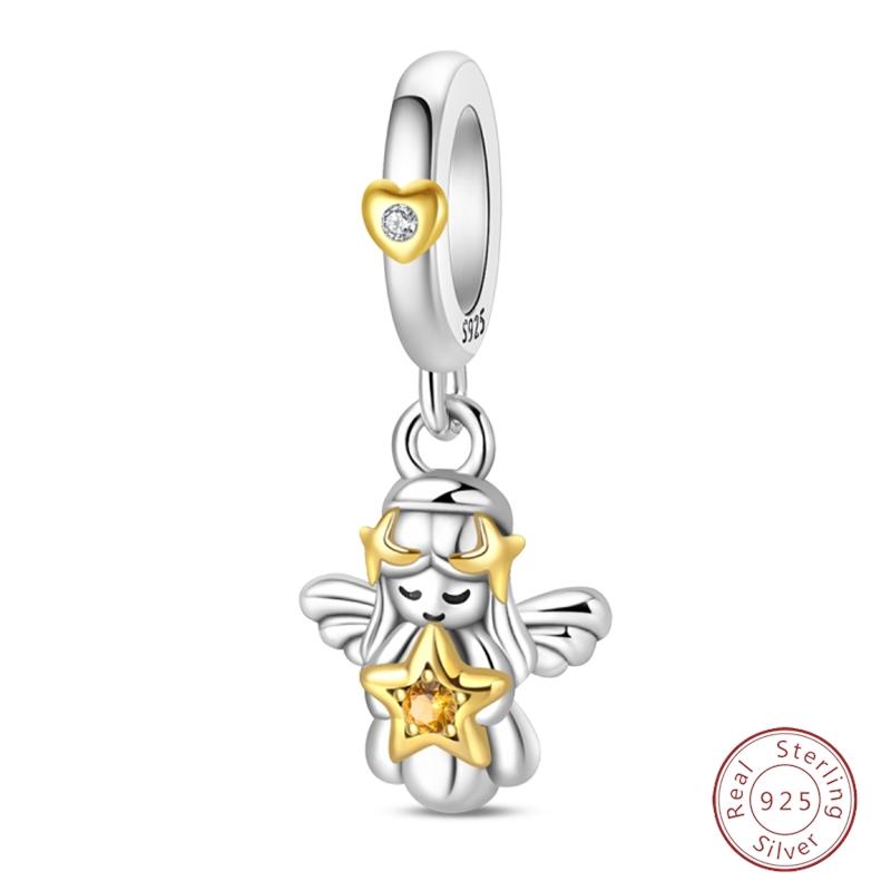 Lucky Copper Devil'S Eye Angel Cross Charms Beads Suitable For Wedding Party Diy Original Exquisite Jewelry Gifts