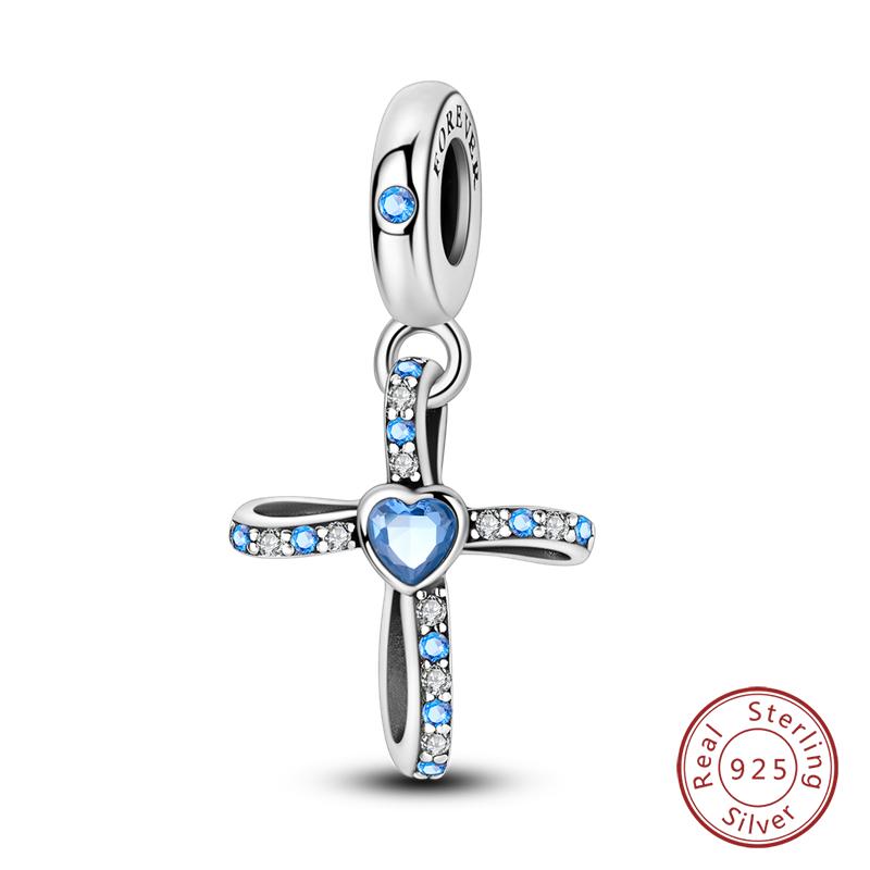 Copper Nossa Senhora Aparecida Dangle Charms Beads Fit Qikaola Original Bracelets Diy Jewelry Making For Women