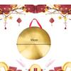 Kachar Gong with Drumsticks, Chinese Percussion Instrument, Handheld Drum for Events, Signals, Festivals (32cm)