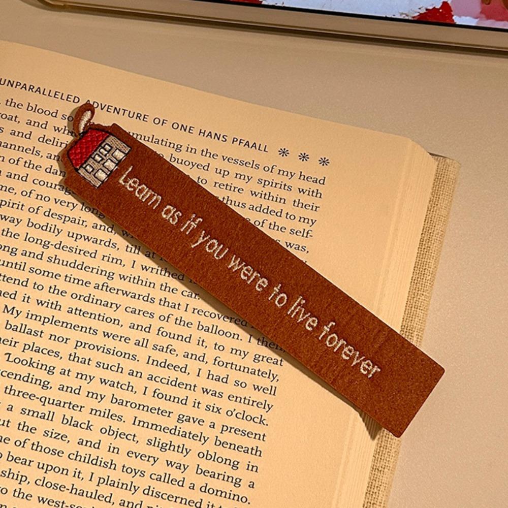 

Нетканый материал Закладка для книги с вышивкой животных Школьные и офисные принадлежности House