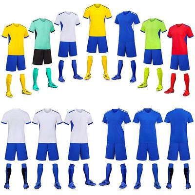 Fußballtrikot Set Herren Trainingsshirt Bedrucktes Trikot Kinder Erwachsene Sporttrikot Fußball Herren Trikot