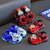 Children's Sandals New Summer Non-Slip Soft Sole Boys' Velcro Toddler Shoes Baby Beach Sandals