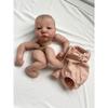 19 Inch Levi Awake Reborn Baby Doll Part NPK Lifelike 3D Painted with Visible Veins Includes Cloth Body