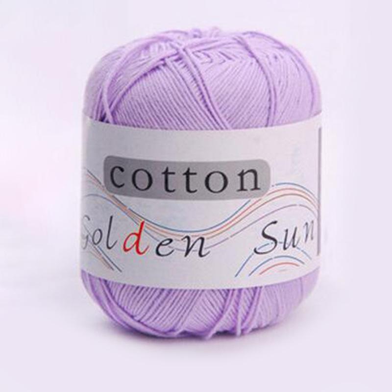 Fio de Bebê Colorido de Algodão Puro Tricotado à Mão para Acessórios de Vestuário DIY