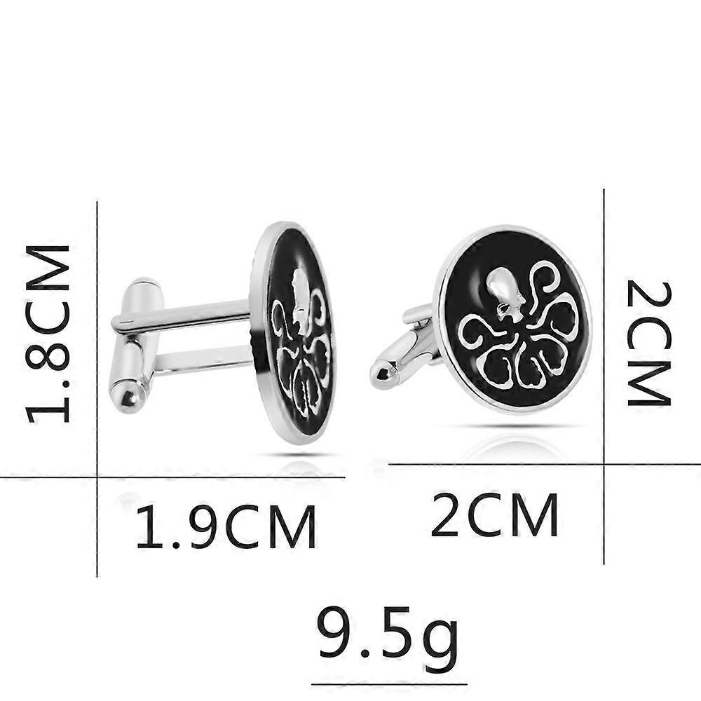 Men's cufflinks, hydra cufflinks, cuff studs, French men's shirt accessories, alloy