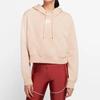 Nike Air Fleece BB Cropped Hoodie Women Tops Pink CJ3083-287