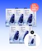 [5 Sheets] Retinol Green Tea Pdrn Skin Booster Ampoule Gel Mask 25ml [fast Light Elasticity]