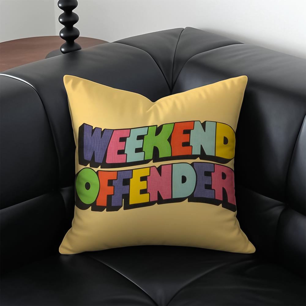 

Подушка-чехол для дивана WWeekend OOffender , наволочка, защита от пылевых клещей, скрытая молния, шелковистый плюш 30X30cm