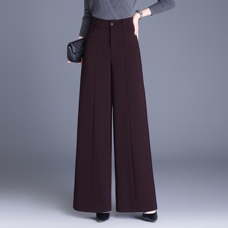 2026 Spring/Summer Women s Loose Wide-Leg Straight Pants 2XL