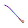 Colorful 304 Stainless Steel Tea Drinking Straws Spoon Yerba Mate Tea Filter Reusable Metal Kitchen Bar Milk Tea Stirring Spoon