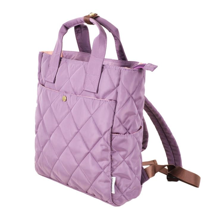 Stepprucksack 2-Wege, Lila, H30cm x B27.5cm x T9cm, 1405-PU