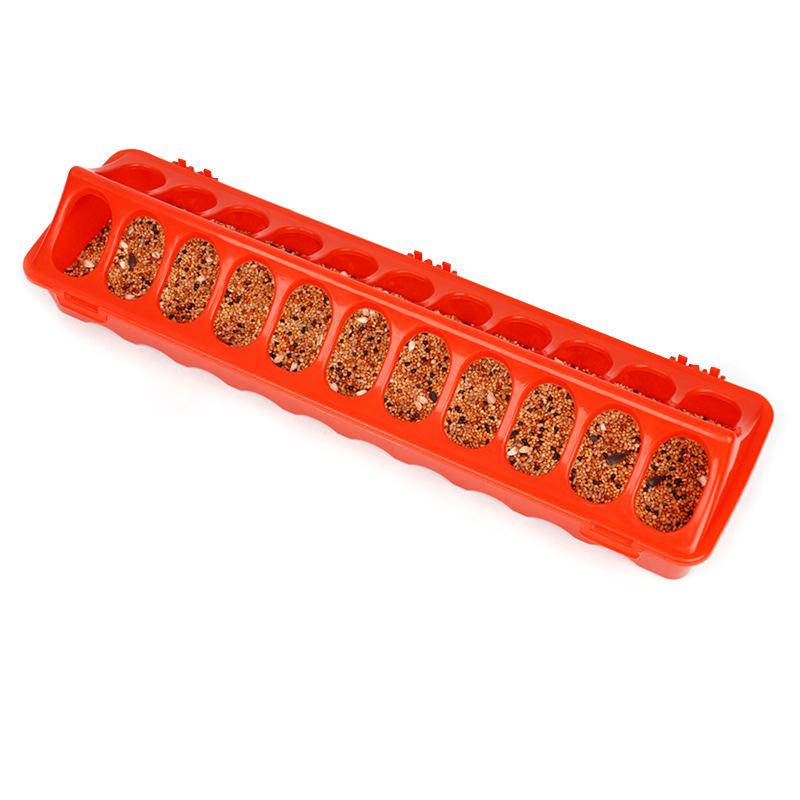 Thickened Anti-Spill Poultry Feeder for Chickens, Ducks, Geese, and Pigeons