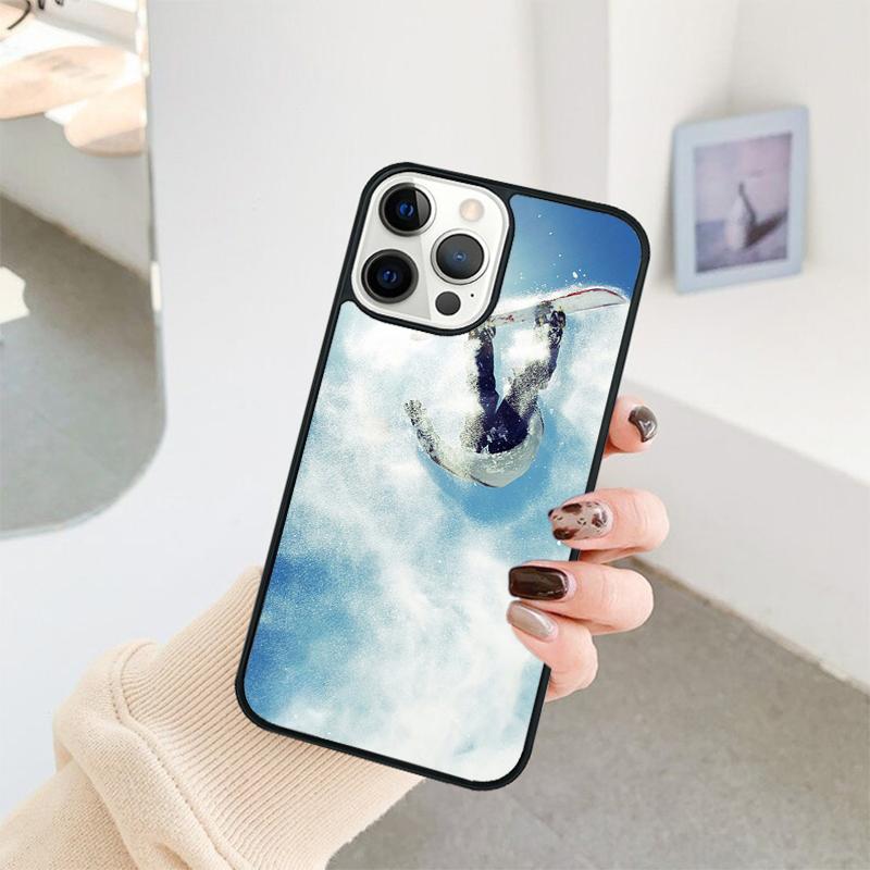 Skiing Snow Snowboard Ski Phone Case For iPhone 17 Air 16 15 14 11 12 13 Pro  MAX Plus coque Cover Shell
