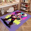 Harley Quinn Joker Print Rug, Washable Floor Carpet, For Entryway Dorm Laundry Room Office Study, Home Decor Birthday Christmas Gift