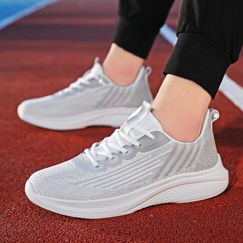 Shoes autumn new mesh breathable deodorant sports shoes soft sole shock absorption non-slip running shoes