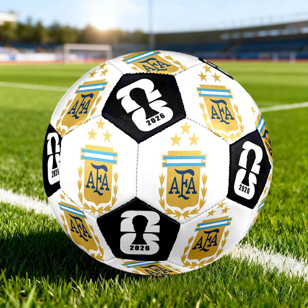 1pc Argentina Football Size 5 Soccer Ball Professional Match Training Football Indoor &Outdoor Sports Ball Club Training Ball Lightweight Durable y47