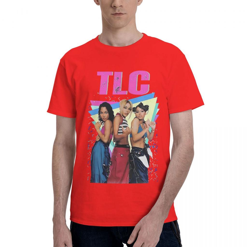 90s TLC Girls Band 100 Cotton Casual Breathable Confortable Kawaii Funny Ugus TShirts Mens Wear