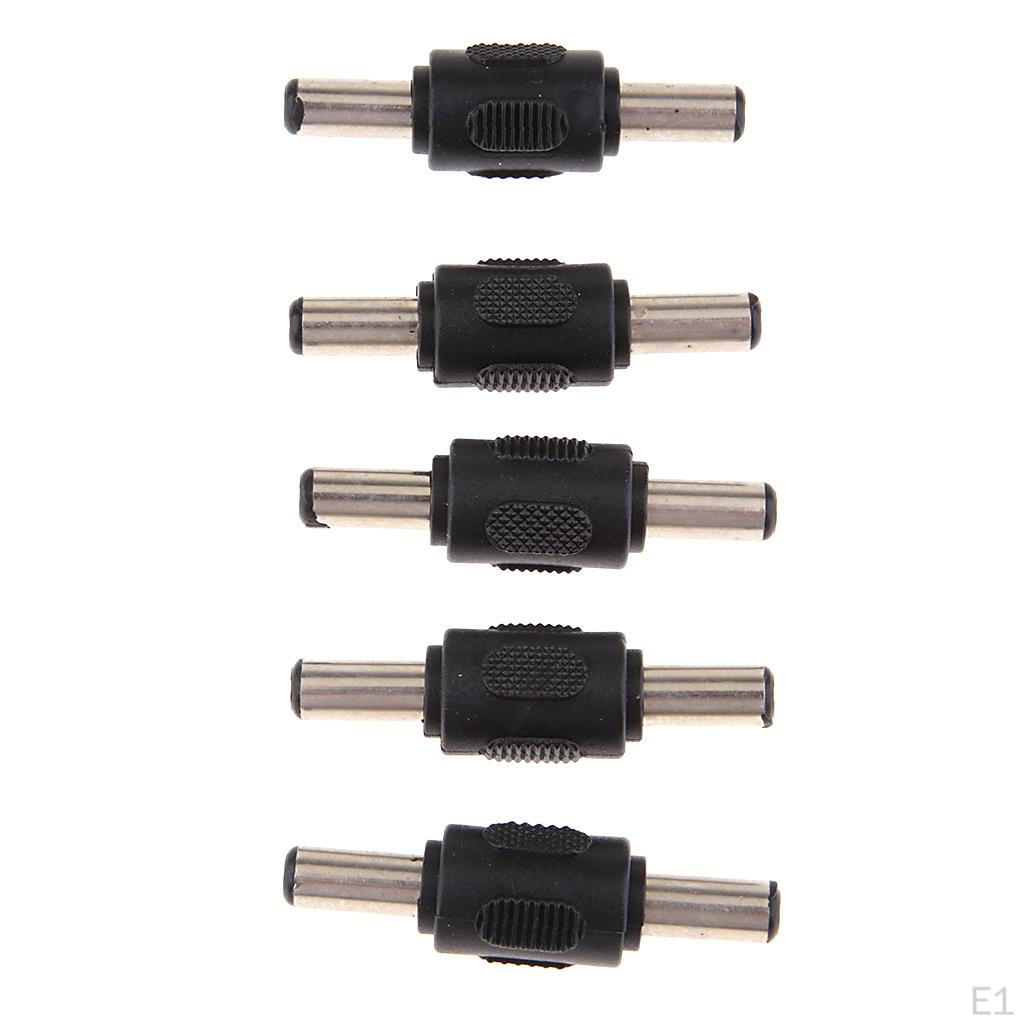 5 Piece Replacement Adapter Plug Converter 5.5 Mm X 2.1 to