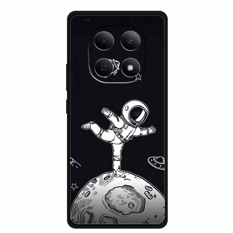 Luxury Back Case For Xiaomi Redmi Note 15 pro plus Dark Space Phone Cases TPU Soft Silicone Cover Note15 pro+ Protector Bumper