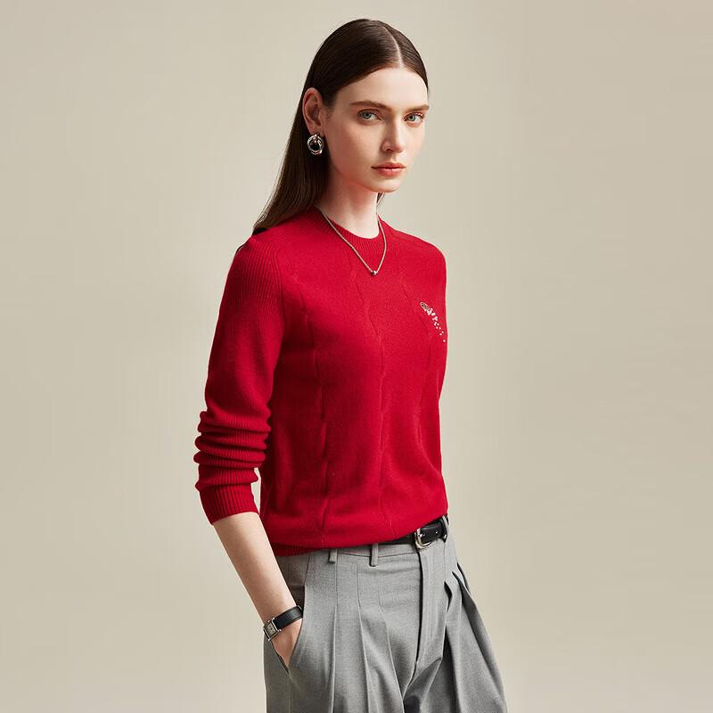 Women's Pure Cashmere Round Neck Sweater