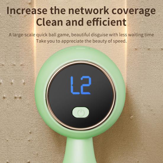 Lint Trimmer Fabric Shaver Electric Lint Remover with 6-Blade Cutter Display Rechargeable USB Adjustable Speed LED